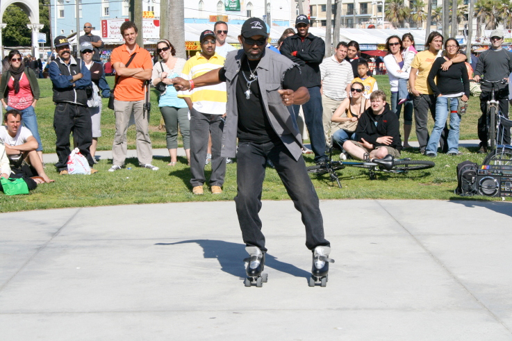 Richard dancing in Venice